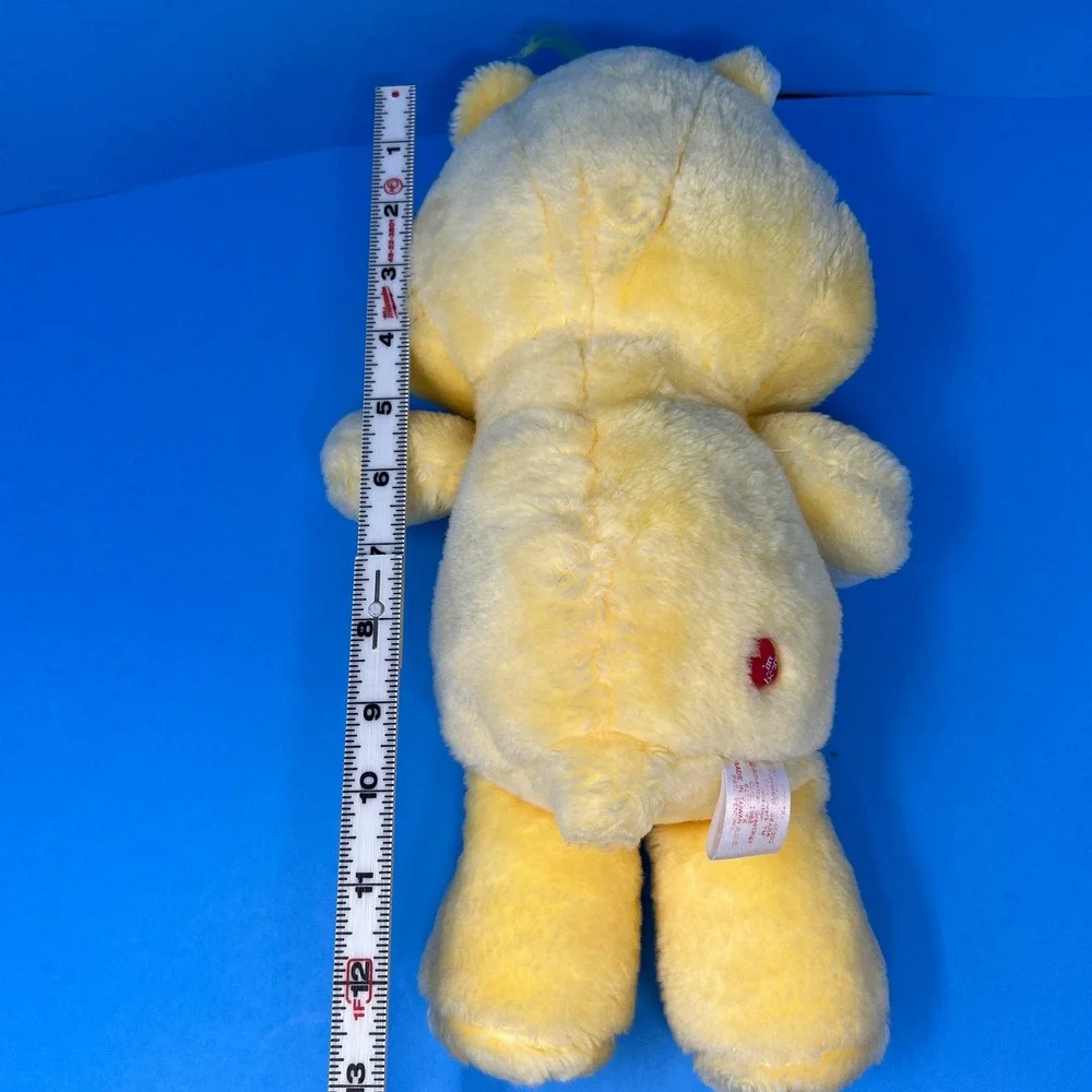 Kenner Care Bears‎ Plush 13 inch Yellow Funshine Bear Vintage 1983 Smiling Sun